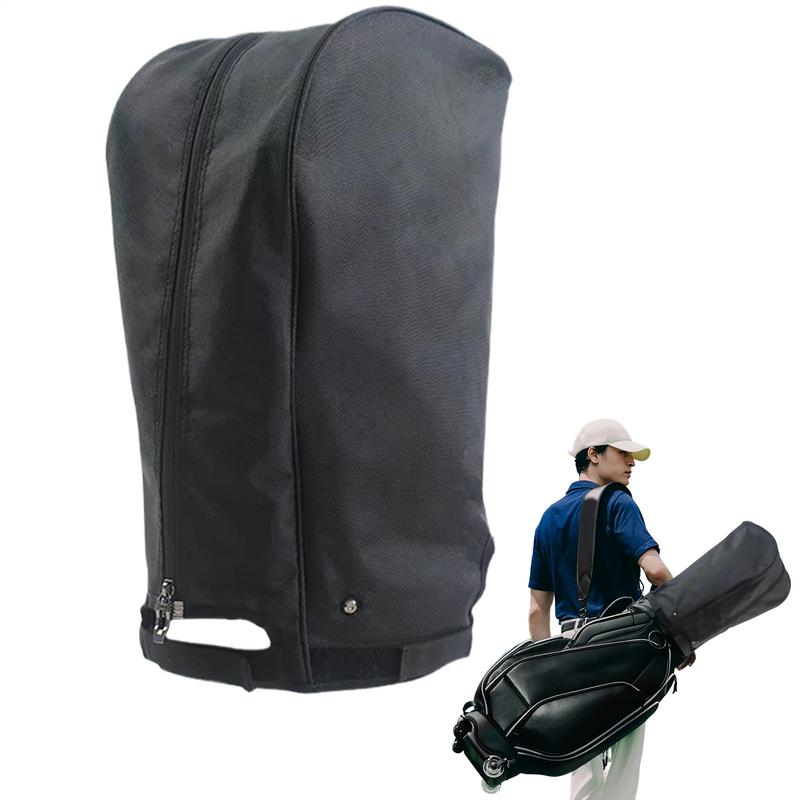 Golf Bag Stand Cart - Golf Bag Rain Cover, Portable Club