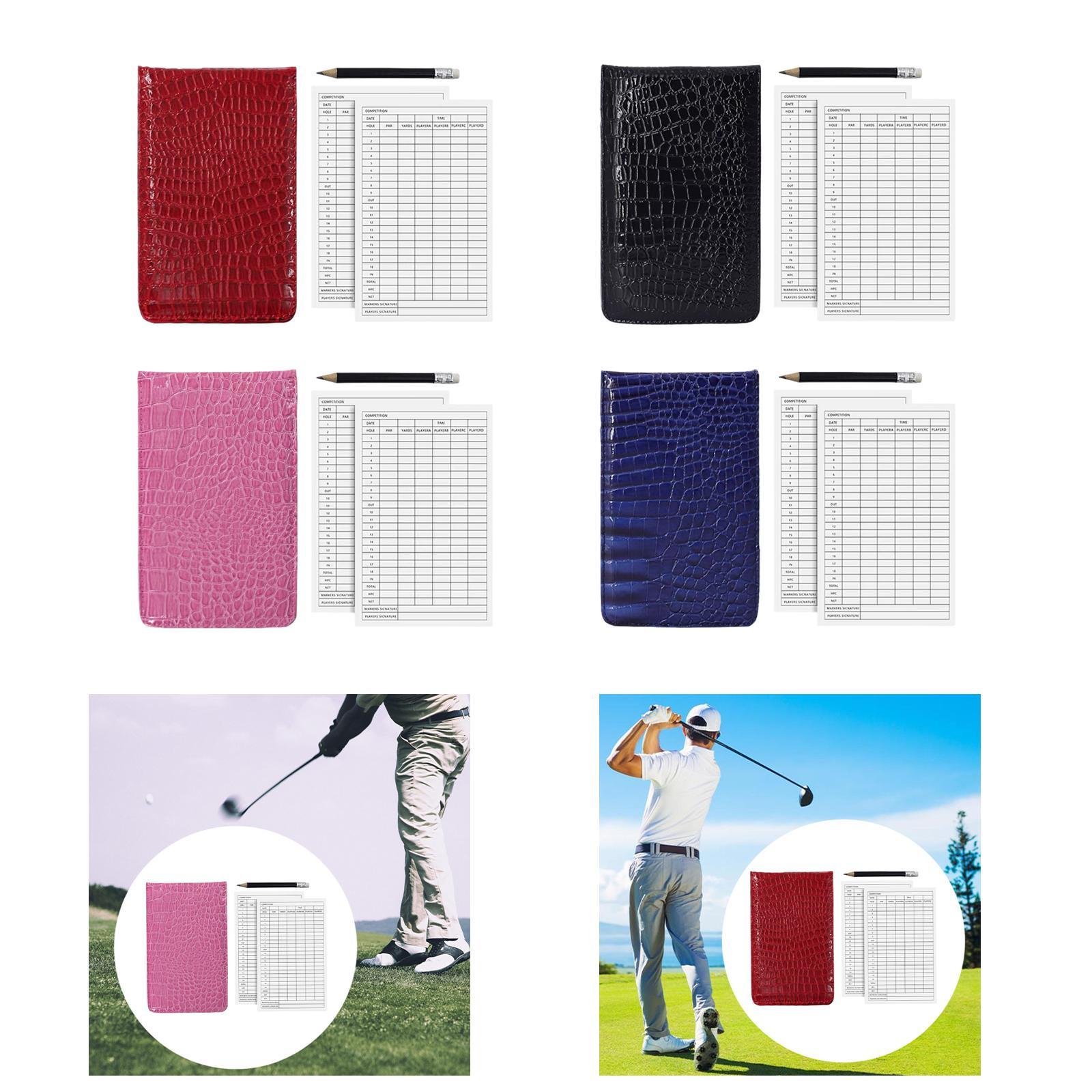 Golf Equipment Holder - Portable Golf Scorecard Holder Golf Scoring