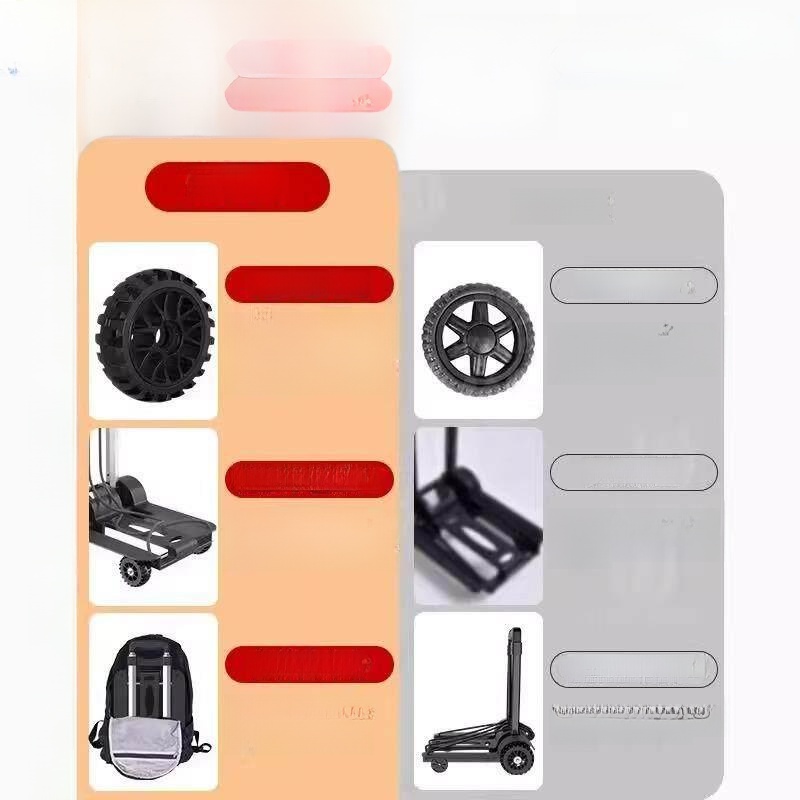 Portable Shopping Cart Hand-Pu – Pull Cart Fold recenzja i cena