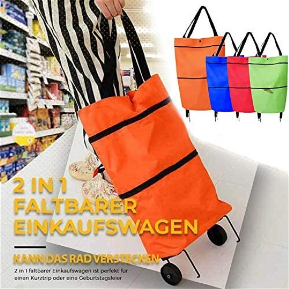 Small Pull Cart Portable Shopp – Pull Cart Fold recenzja i cena