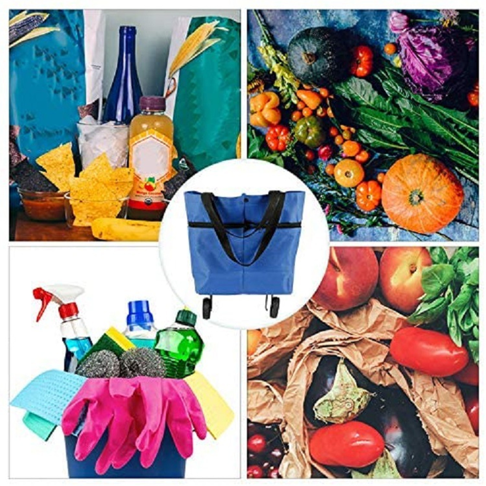 Small Pull Cart Portable Shopp – Pull Cart Fold recenzja i cena