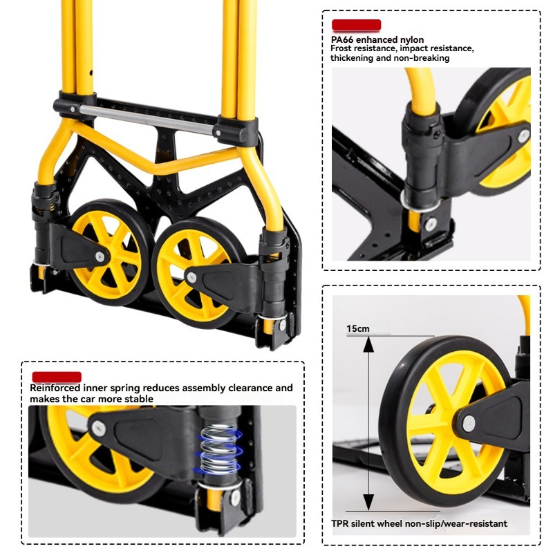 Folding Hand Truck Portable,Li – Pull Cart Fold recenzja i cena