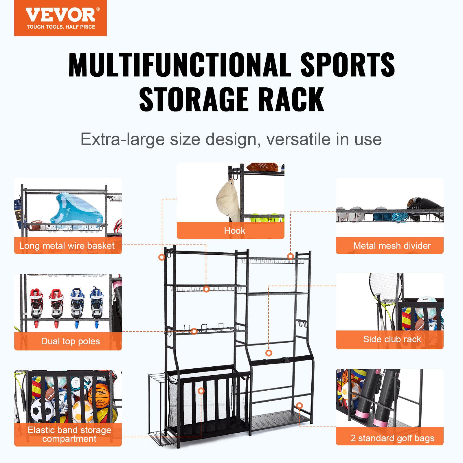 Golf Storage Garage Organizer, – Golf Bag Stand Cart recenzja i cena
