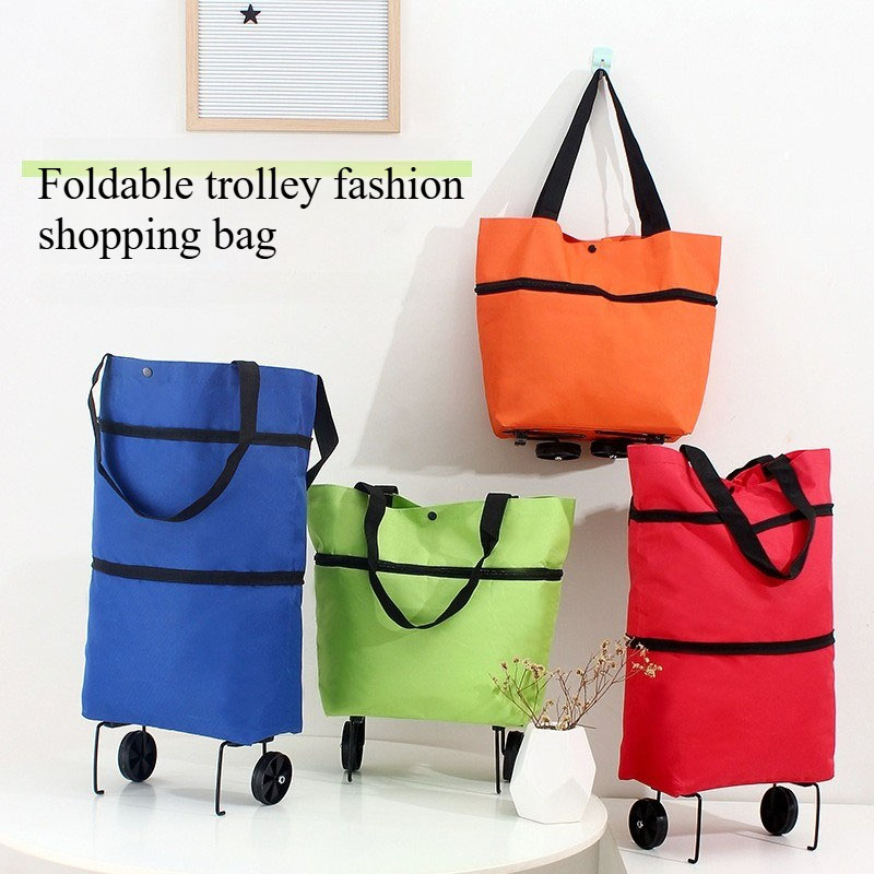 Portable Folding Shopping Cart – Pull Cart Fold recenzja i cena