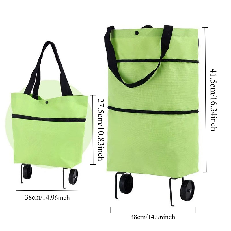 Portable Folding Shopping Cart – Pull Cart Fold recenzja i cena