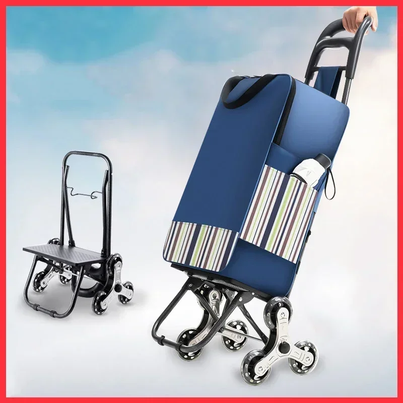 ZEXEF 1PC Light Grocery Shoppi – Pull Cart Fold recenzja i cena