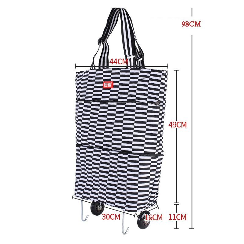 Portable Folding Shopping Cart – Pull Cart Fold recenzja i cena
