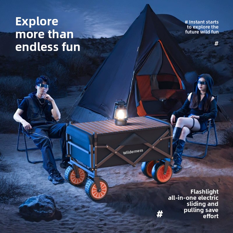 Electric Camper Outdoor Campin – Pull Cart Fold recenzja i cena