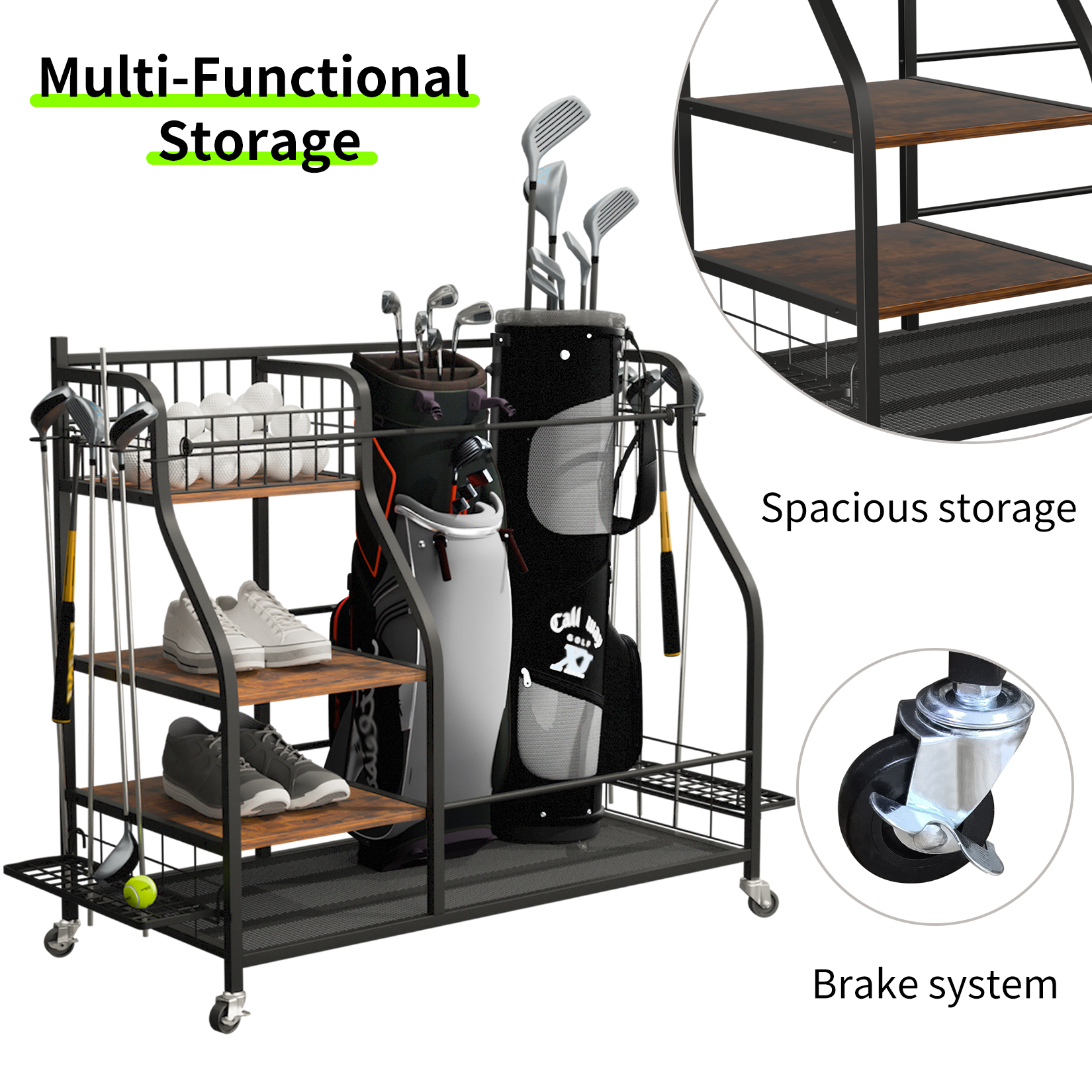Multifunctional Rolling Golf B – Golf Equipment Holder recenzja i cena