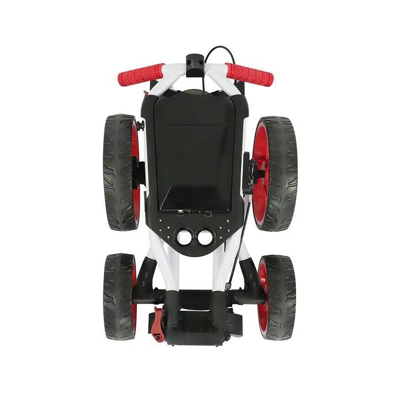 Golf Push Cart 4 Wheel Sturdy  – Pull Cart Fold recenzja i cena