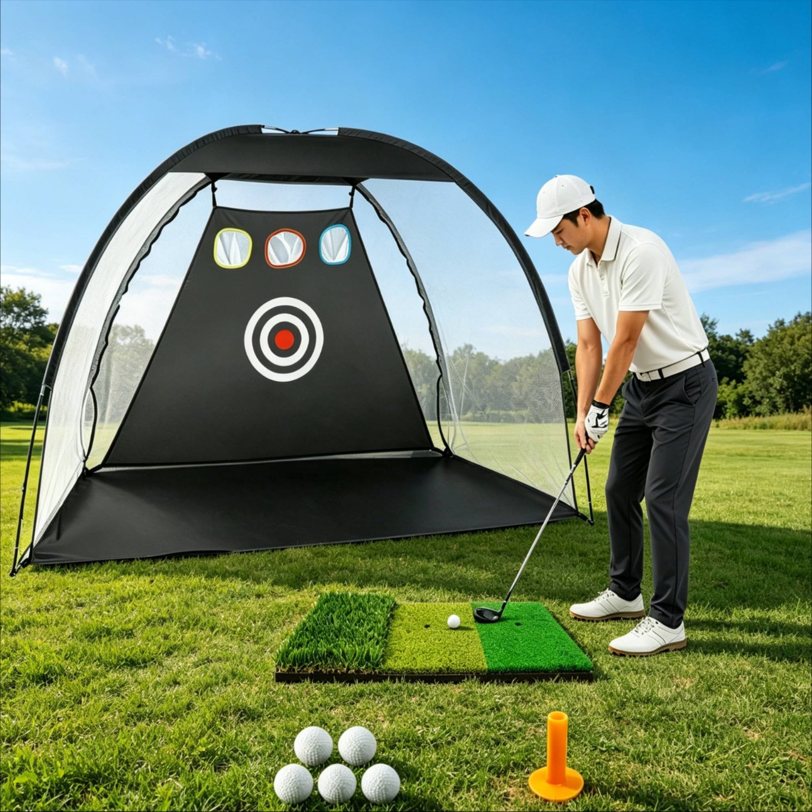 Golf Hitting Net Portable Golf – Golf Equipment For Beginners recenzja i cena