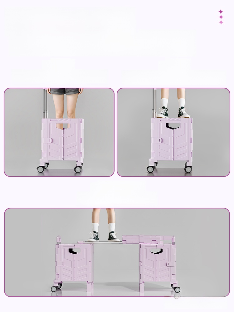 Portable Folding Shopping Cart – Pull Cart Fold recenzja i cena